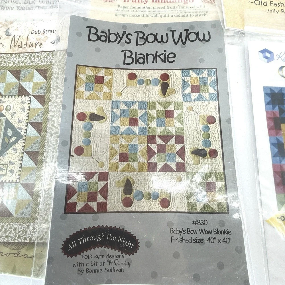 Vintage/New‎ Quilting Patterns Lot Of 6 Beautiful Quilts Multiple Designers